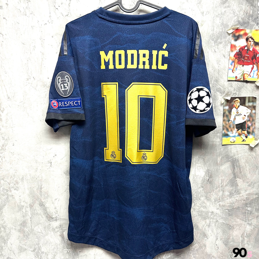 2019-20 皇家馬德里｜作客｜球員版｜#10 摩迪｜歐聯 Full Set｜95% New｜M｜2019-20 Real Madrid Away Authentic #10 Modric UCL Set ( M )