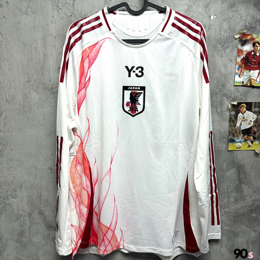 2024-25 日本 x Y-3｜作客長袖球員版｜2024-25 Japan x Y-3 Away L/S Authentic ( Multiple Sizes )