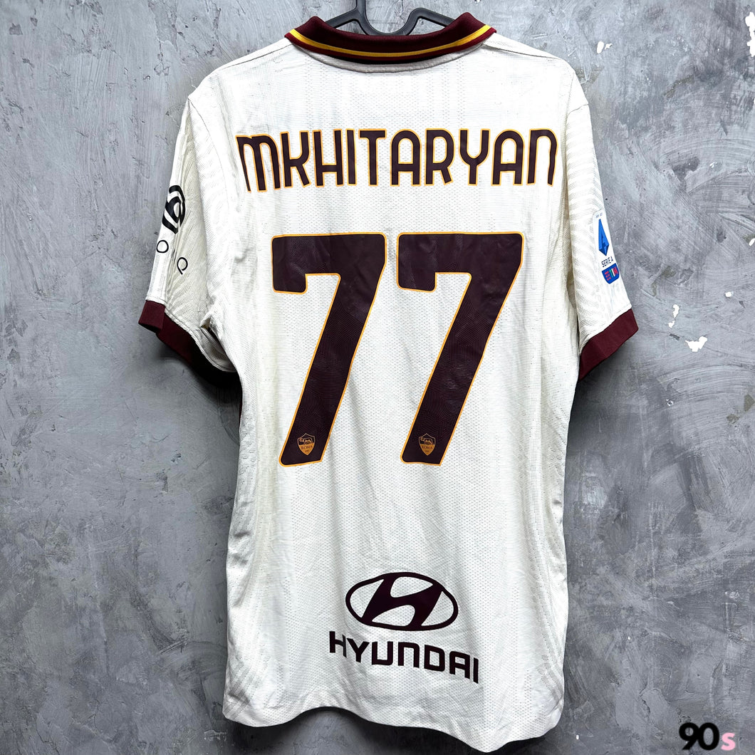 2020-21 羅馬｜作客｜球員版｜#77 米希達恩｜95% New｜L｜2020-21 Roma Away #77 Mkhitaryan Serie A Set Authentic ( L )