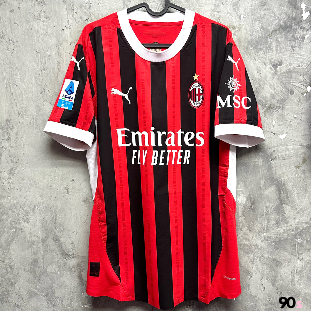 2024-25 AC 米蘭｜主場｜球員版｜BNWT｜2024-25 AC Milan Home Authentic ( Multiple Sizes )