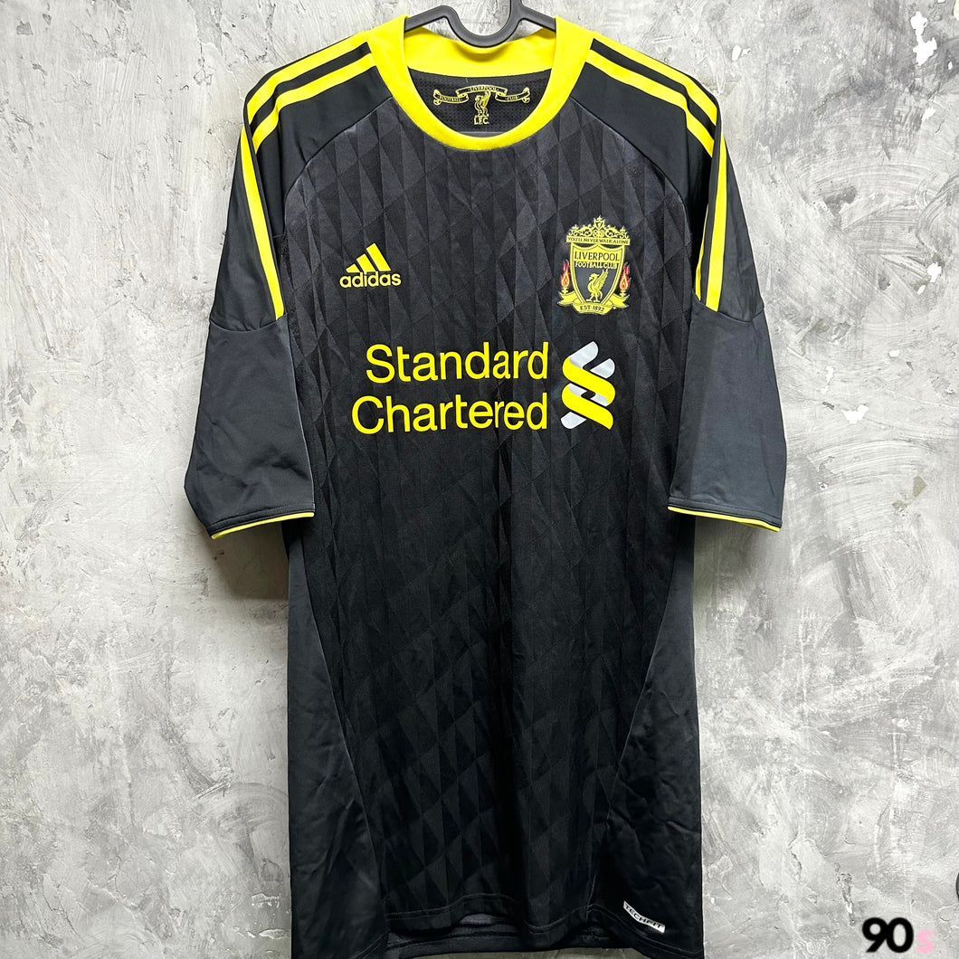 2010-11 利物浦｜作客｜球員版｜#21 球會字｜90% New｜XL｜2010-11 Liverpool Away #21 Authentic ( XL )