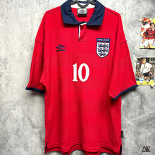 將圖片載入圖庫檢視器 2000-01 英格蘭｜作客｜#10 奧雲｜90% New｜L｜2000-01 England Away #10 Owen (L)
