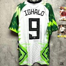 將圖片載入圖庫檢視器 2020-22 尼日利亞｜主場｜#9 恩哈路｜BNWT｜M｜2020-22 Nigeria Home #9 Ighalo ( M )
