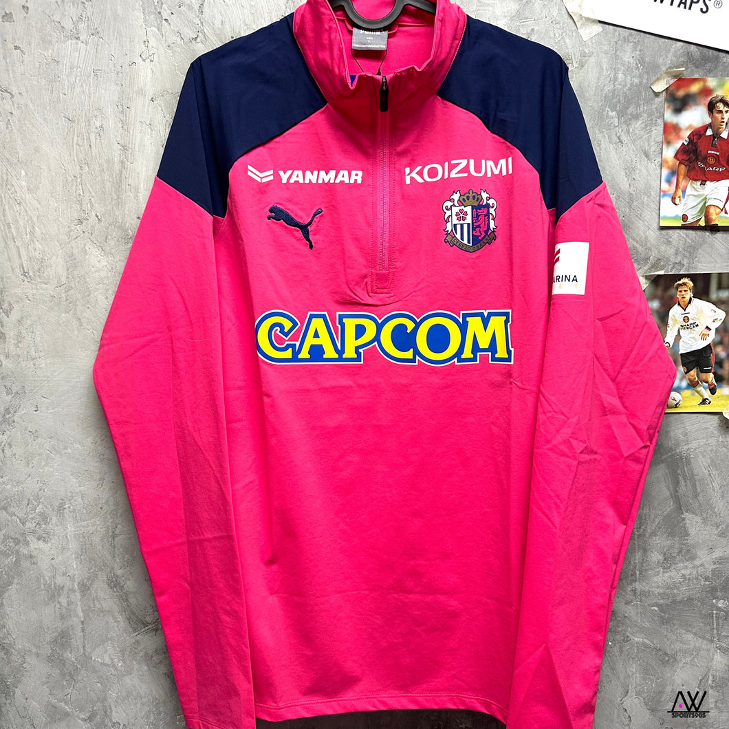 2023 大阪櫻花｜粉紅色半拉鍊練習｜BNWT｜2023 Cerezo Osaka Training Pink Top ( Multiple Sizes )