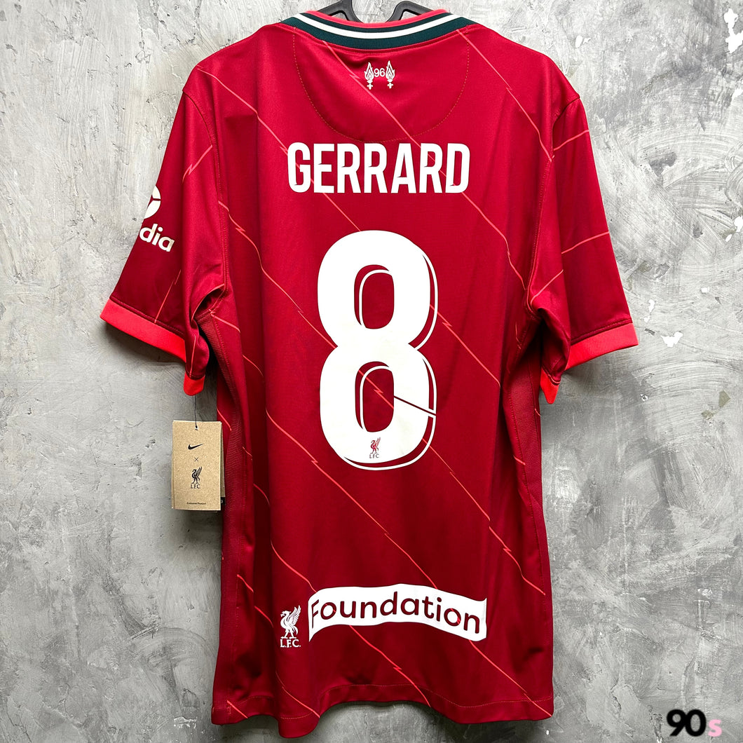 2021-22 利物浦｜主場｜#8 謝拉特｜vs Barca Legends Full Set ｜BNWT｜M｜2021-22 Liverpool Home #8 Gerrard vs Barca Legend Set ( M )