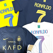 將圖片載入圖庫檢視器 2023-24 艾納斯｜作客｜#7 C朗拿度｜BNWT｜2023-24 Al Nassr Away #7 Ronaldo ( Multiple Sizes )
