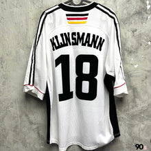 將圖片載入圖庫檢視器 1998 德國｜主場｜#18 奇連士文｜85% New｜XL｜1998 Germany Home # 18 Klinsmann World Cup 1998 ( XL )
