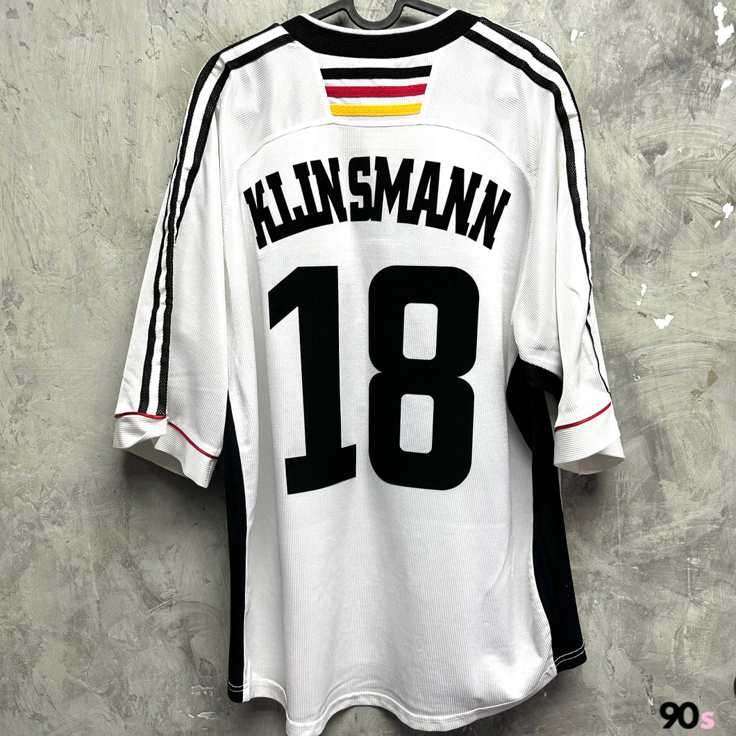 1998 德國｜主場｜#18 奇連士文｜85% New｜XL｜1998 Germany Home # 18 Klinsmann World Cup 1998 ( XL )