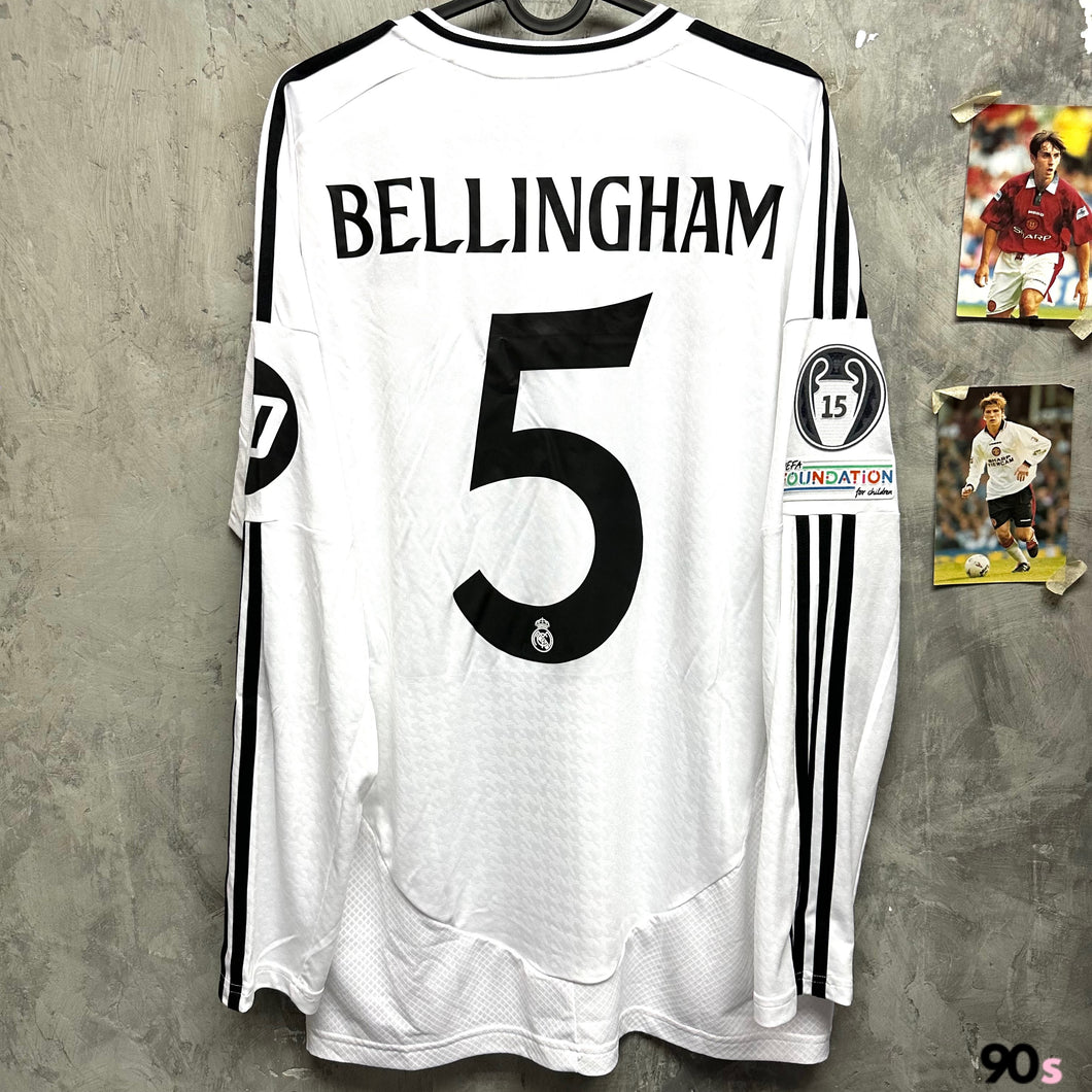 2024-25 皇家馬德里｜主場長袖｜BNWT｜2024-25 Real Madrid Home L/S ( Multiple Sizes )