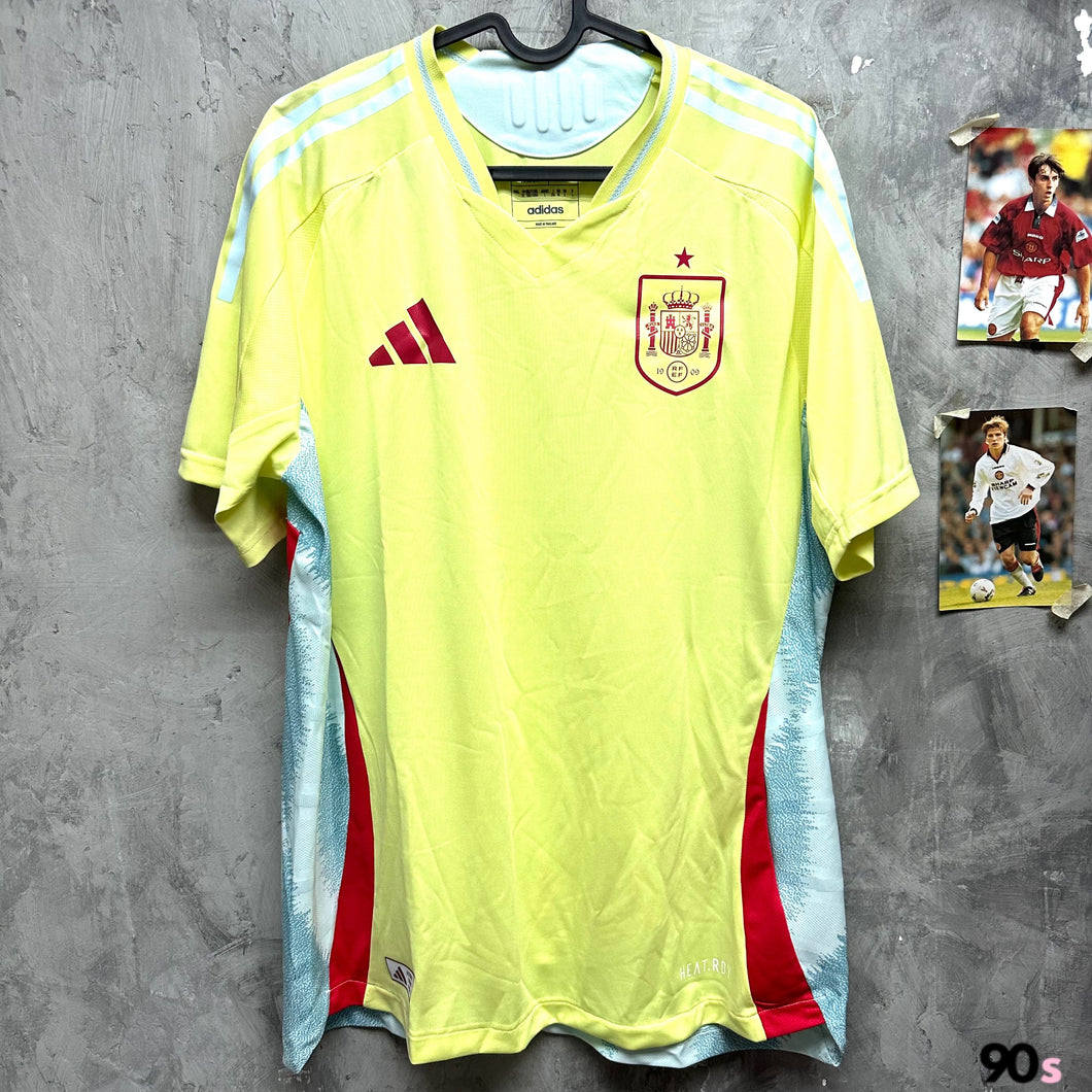 2024 西班牙｜作客｜球員版｜連原裝印字 + 2024 歐國盃  Full Set｜BNWT｜2024 Spain Away Authentic with Printing & EURO 2024 Set ( Multiple Sizes )