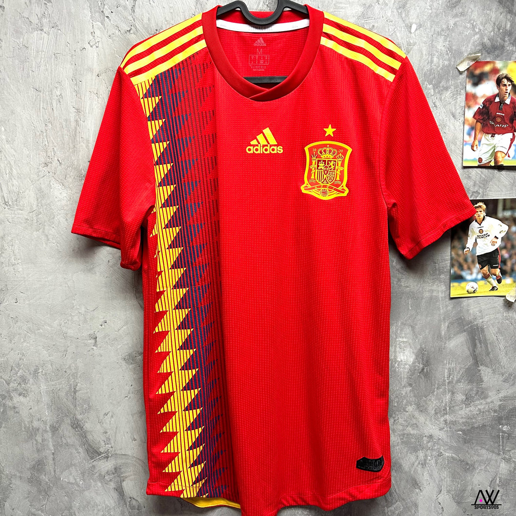 2018-20 西班牙｜主場｜球員版｜95% New｜M｜2018-20 Spain Home Authentic ( M )