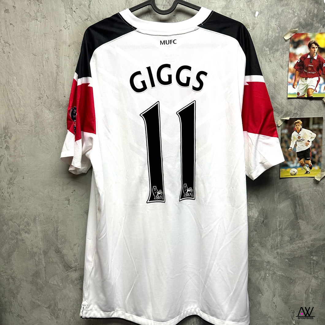 2010-11 曼聯｜作客｜#11 傑斯｜英超聯 Full Set｜BNWT｜L｜2010-11 Manchester United Away #11 Giggs EPL Set ( L )