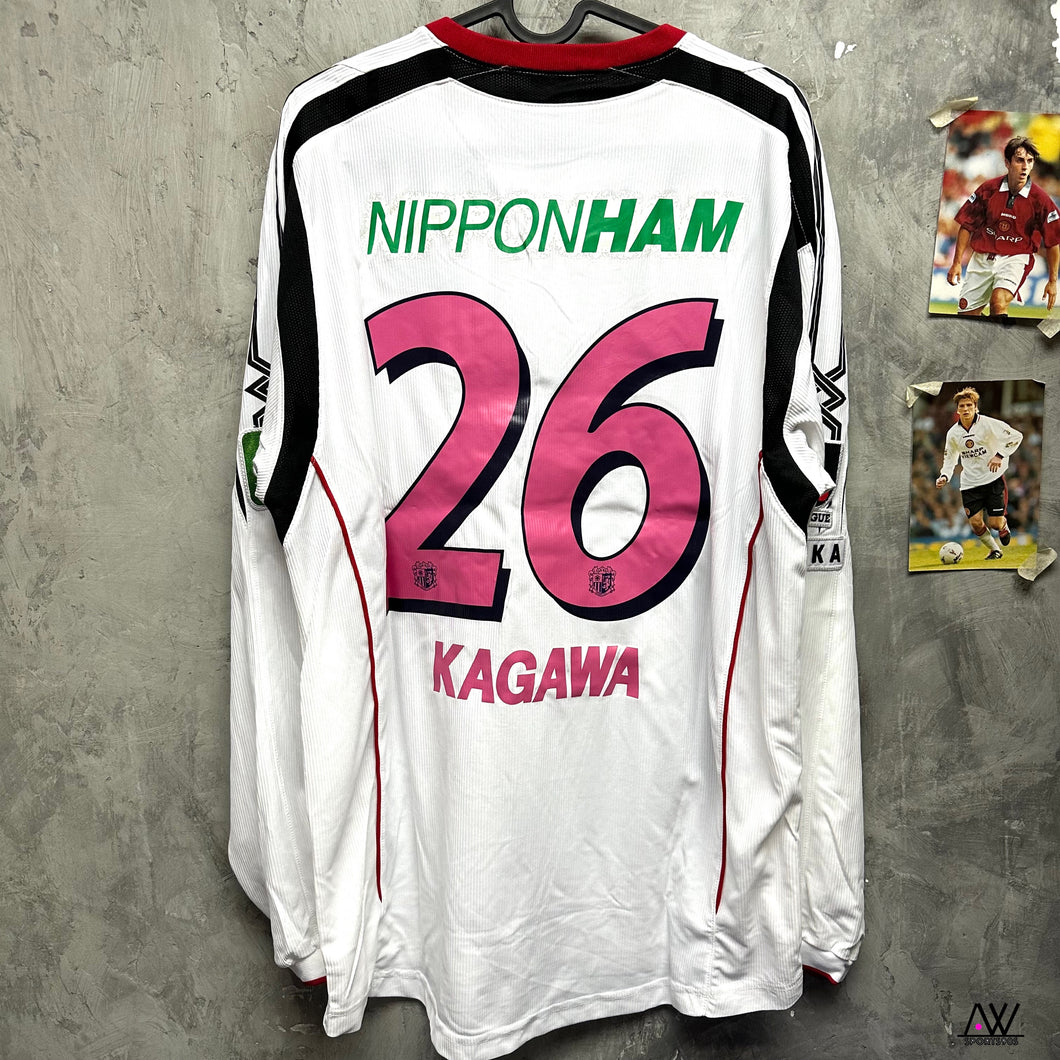 2008 大阪櫻花｜作客長袖｜#26 香川真司｜95% New｜JP O｜2008 Cereso Osaka Away L/S #26 Kagawa ( JP O )