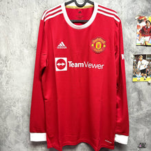 將圖片載入圖庫檢視器 2021-22 曼聯｜主場長袖｜BNWT｜2021-22 Manchester United Home L/S ( Multiple Sizes )
