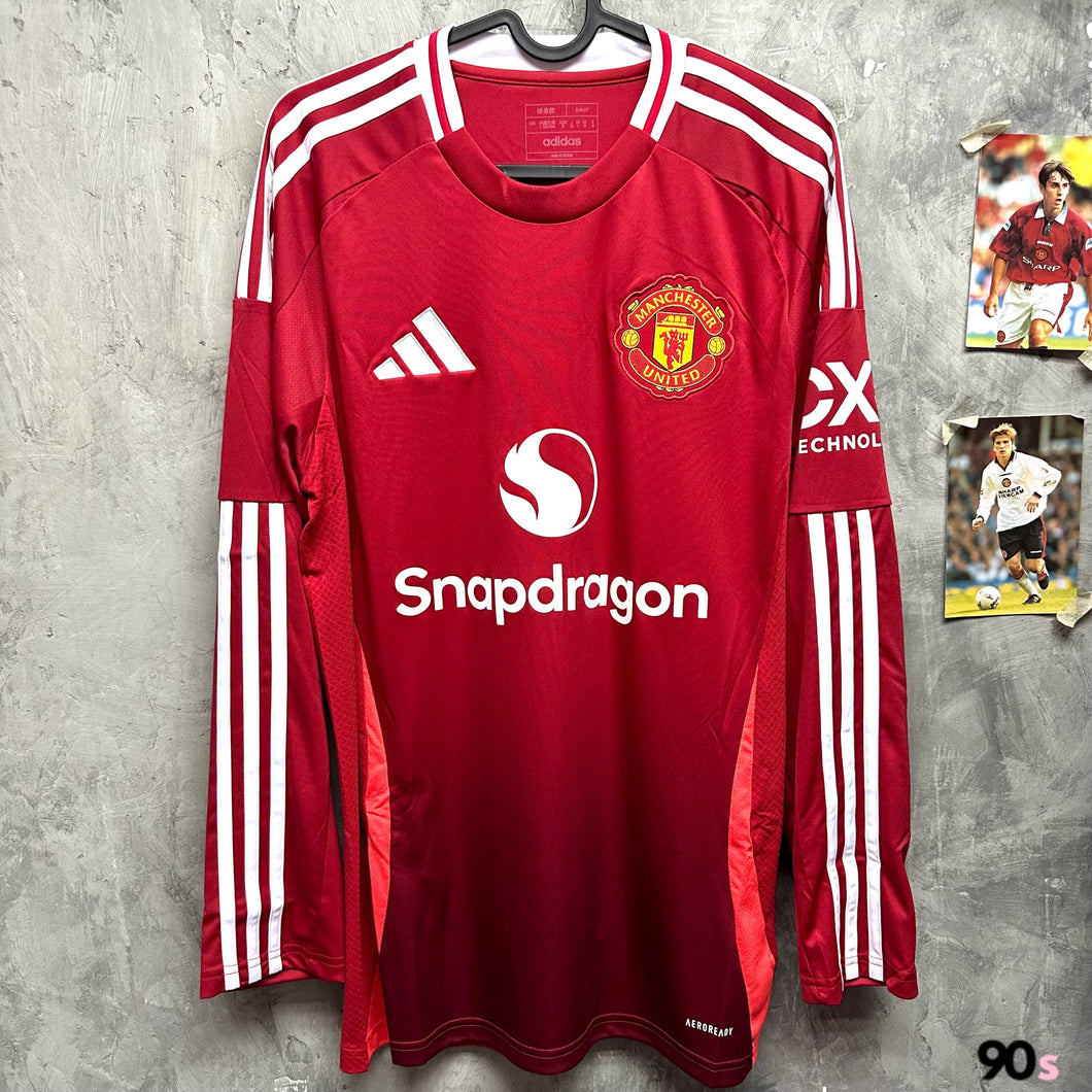 2024-25 曼聯｜主場長袖｜BNWT｜2024-25 Manchester United Home ( Multiple Sizes )