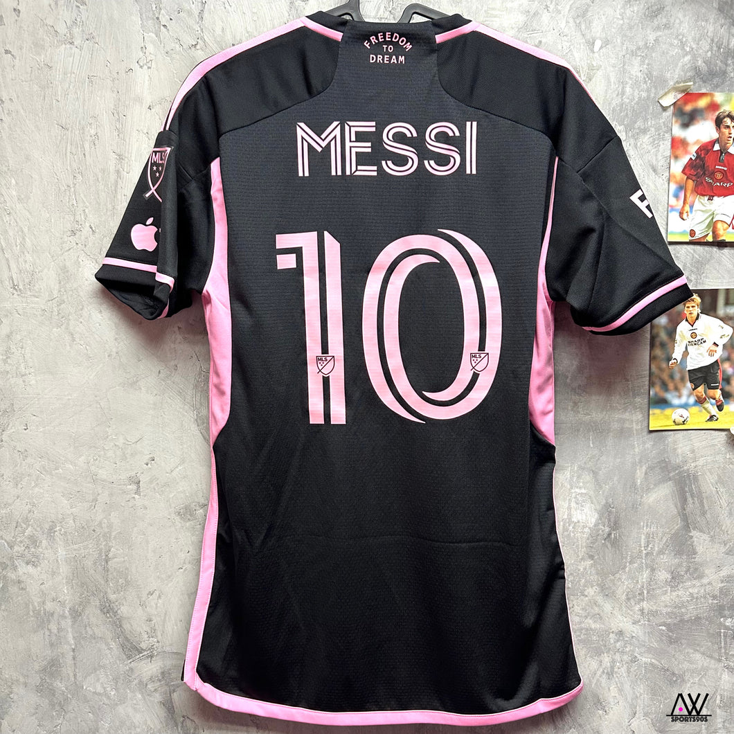 2023-24 國際邁阿密｜作客｜球員版｜#10 美斯｜美職聯Full Set｜BNWT｜2023-24 Inter Miami Away authentic #10 Messi MLS Set ( Multiple Sizes )