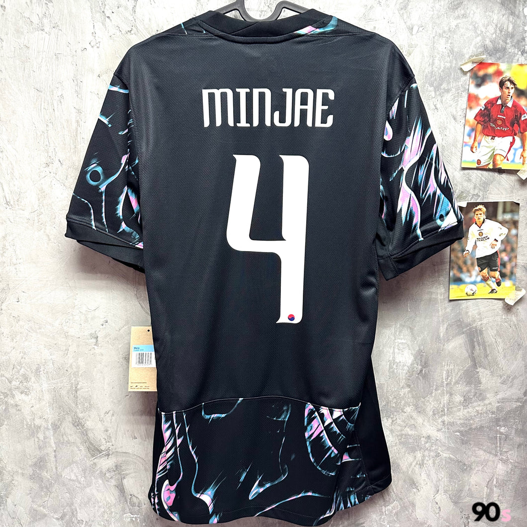 2024-25 南韓｜作客｜連原裝印字 + 手袖國旗｜BNWT｜2024-25 South Korea Home with Printing & Flag ( Multiple Sizes )