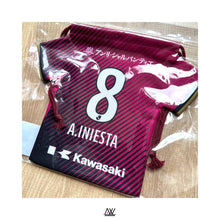 將圖片載入圖庫檢視器 神戶勝利船 #8 恩尼斯達球衣款索繩袋｜Vissel Kobe #8 Iniesta Bag
