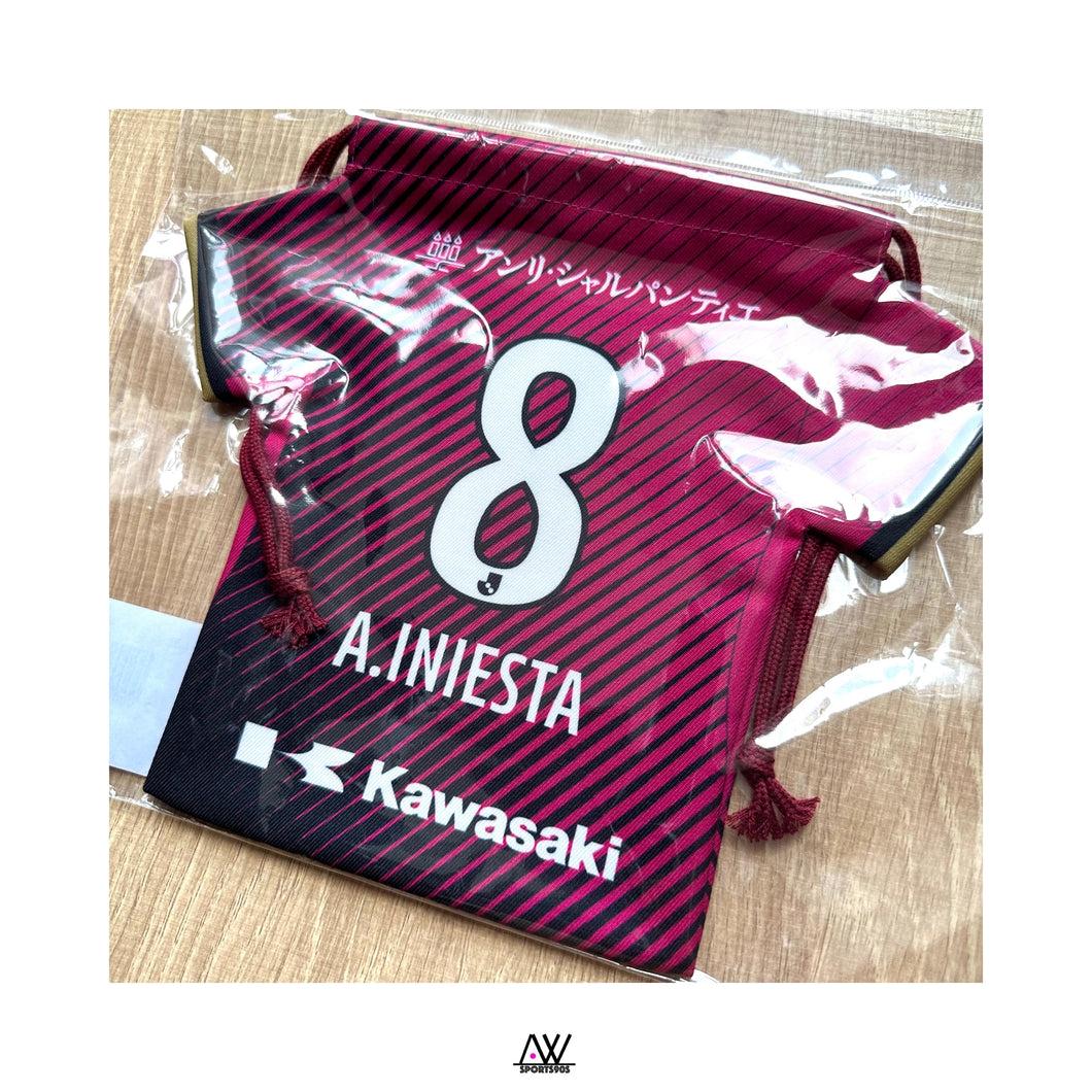 神戶勝利船 #8 恩尼斯達球衣款索繩袋｜Vissel Kobe #8 Iniesta Bag