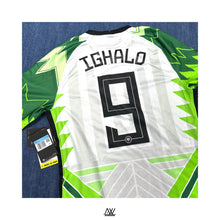 將圖片載入圖庫檢視器 2020-22 尼日利亞｜主場｜#9 恩哈路｜BNWT｜M｜2020-22 Nigeria Home #9 Ighalo ( M )
