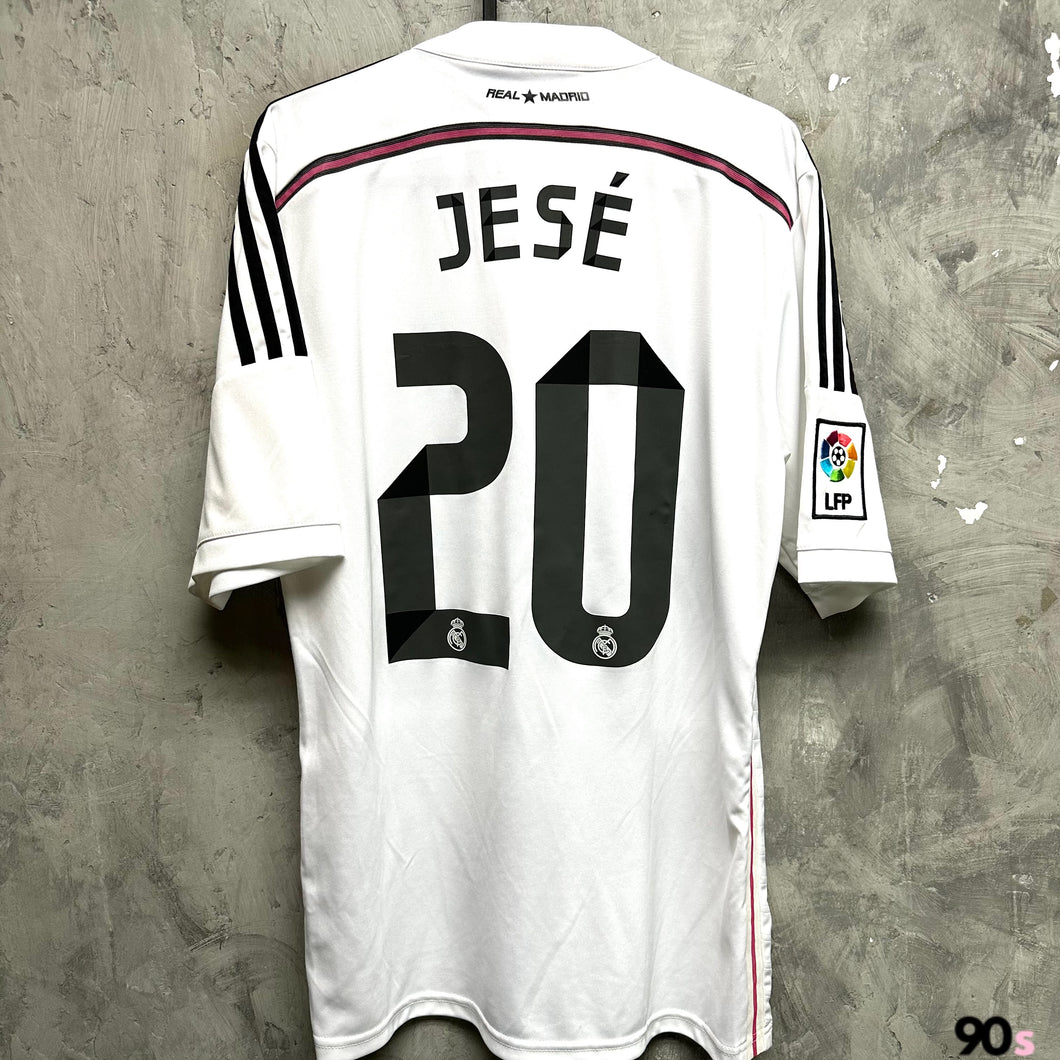 2014-15 皇家馬德里｜主場｜#20 謝斯｜西甲 Full Set｜90% New｜M｜2014-15 Real Madrid Home #20 Jese La Liga Set ( M )