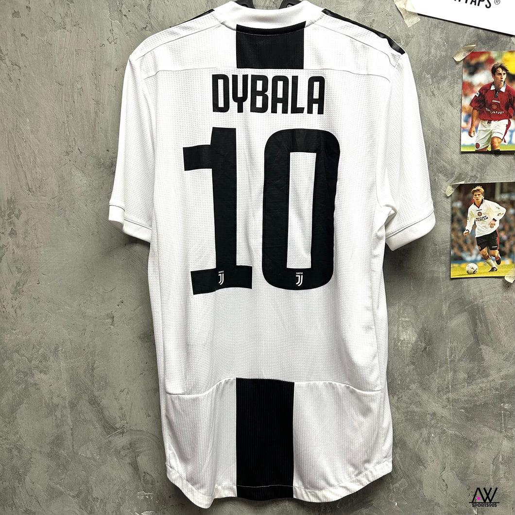 2018-19 祖雲達斯｜主場｜球員版｜#10 戴巴拿｜90% New｜M｜2018-19 Juventus Home #10 Dybala Authentic ( M )