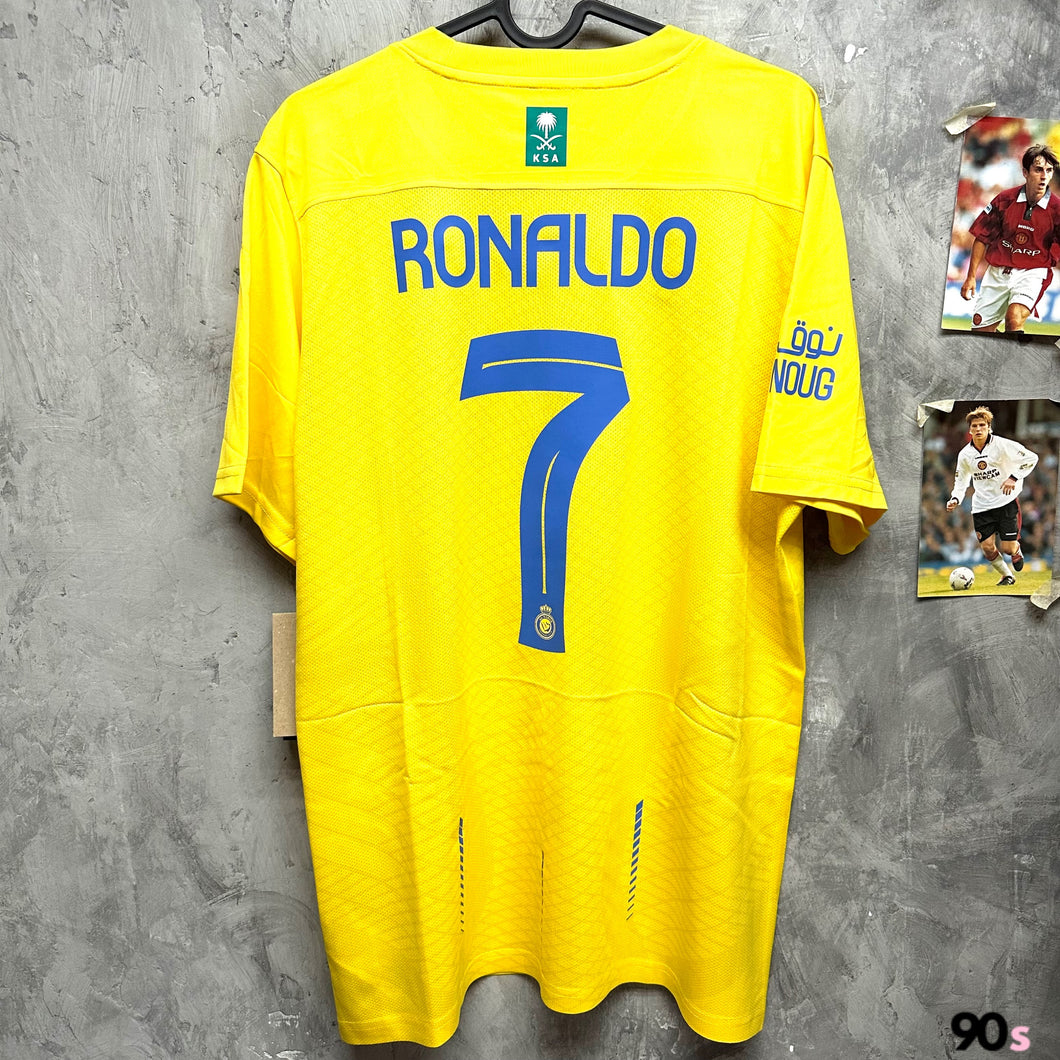 2023-24 艾納斯｜主場｜#7 C朗拿度｜BNWT｜2023-24 Al Nassr Home #7 Ronaldo ( Multiple Sizes )