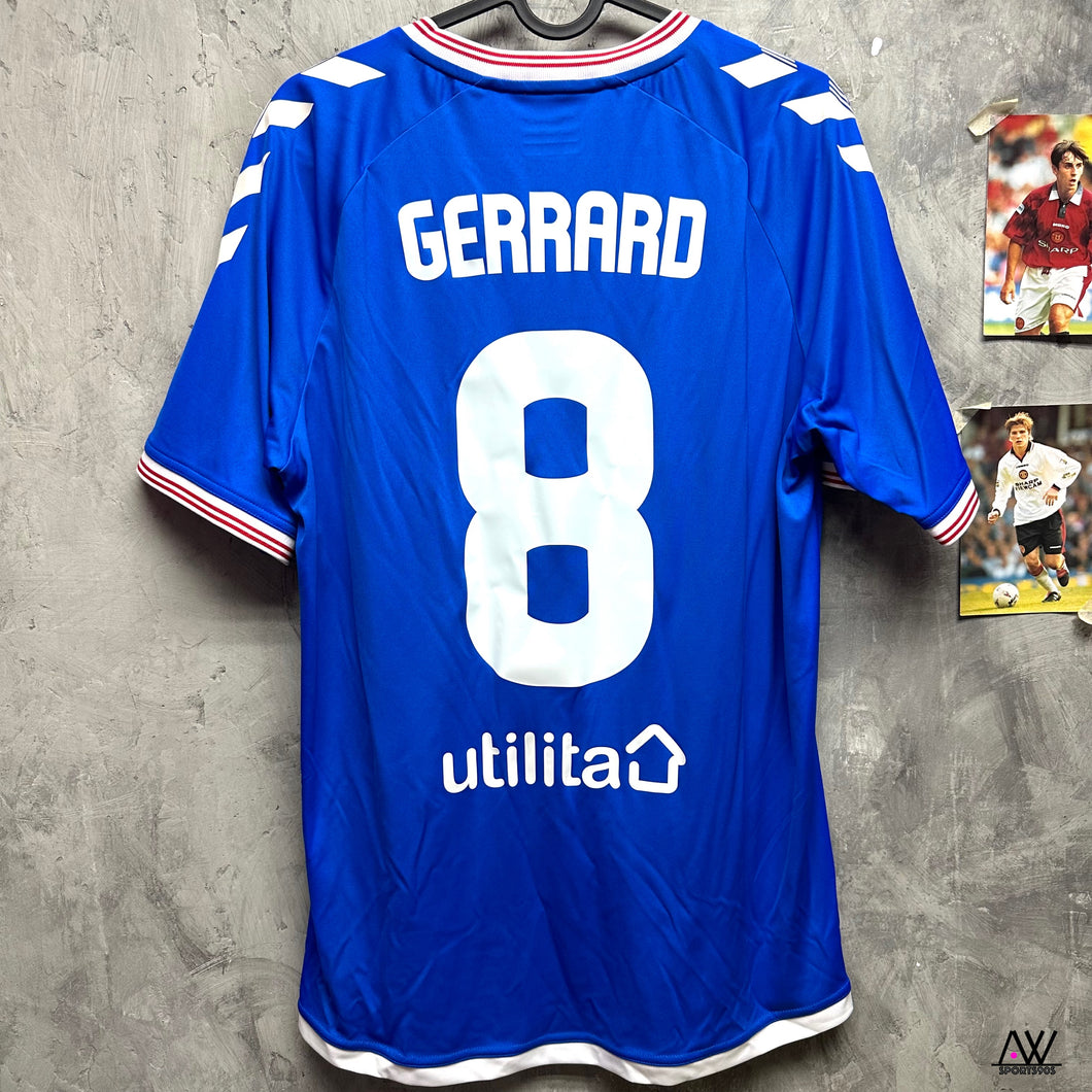 2019-20 格拉斯哥流浪｜主場｜#8 謝拉特 ｜紀念賽繡字｜95% New｜M｜2019-20 Rangers Legends Home #8 Gerrard  ( M )