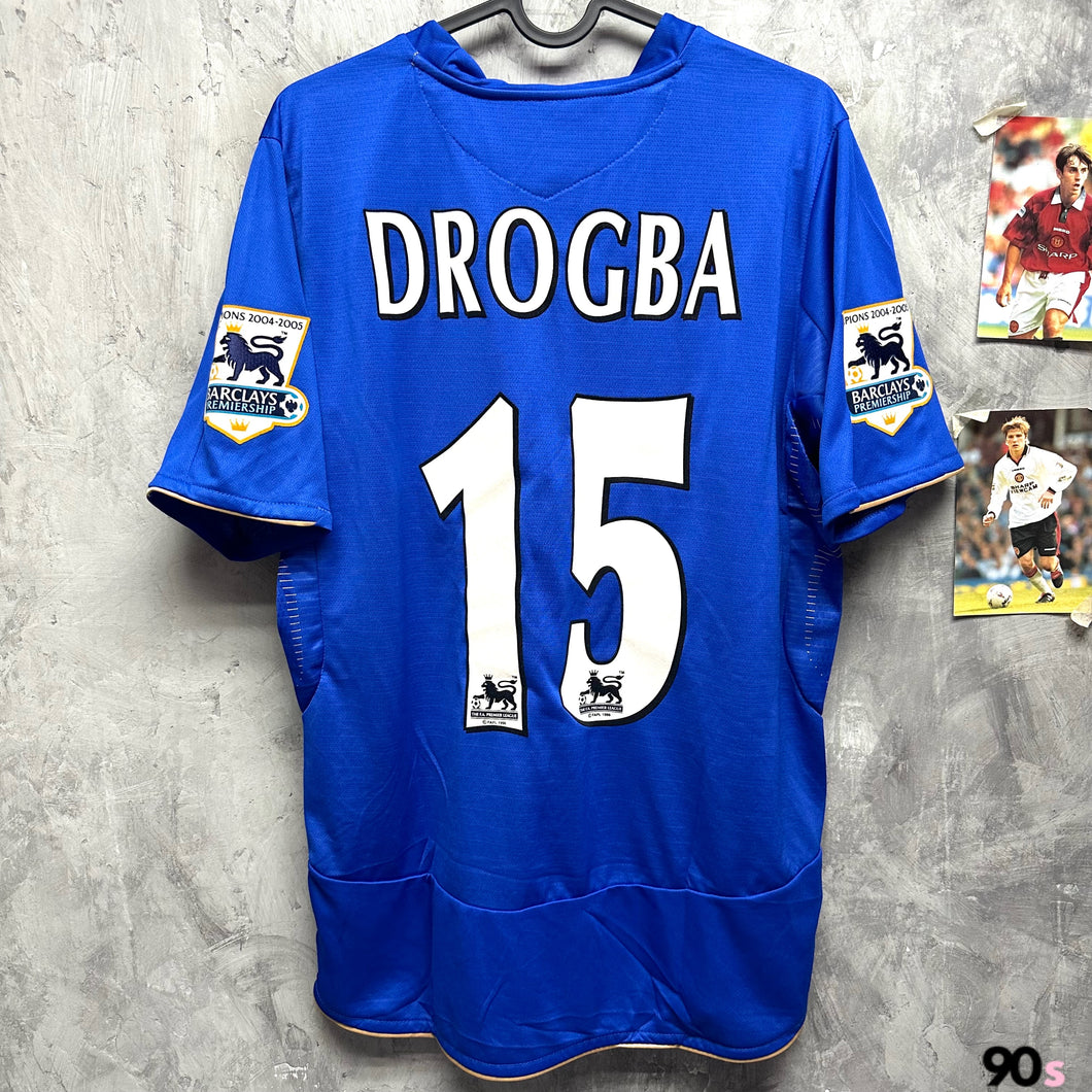 2005-06 車路士｜主場｜百週年紀念｜#15 杜奧巴｜英超 Full Set｜BNWT｜S｜2005-06 Chelsea Home 100 Years Centenary #15 Drogba EPL Set ( S )