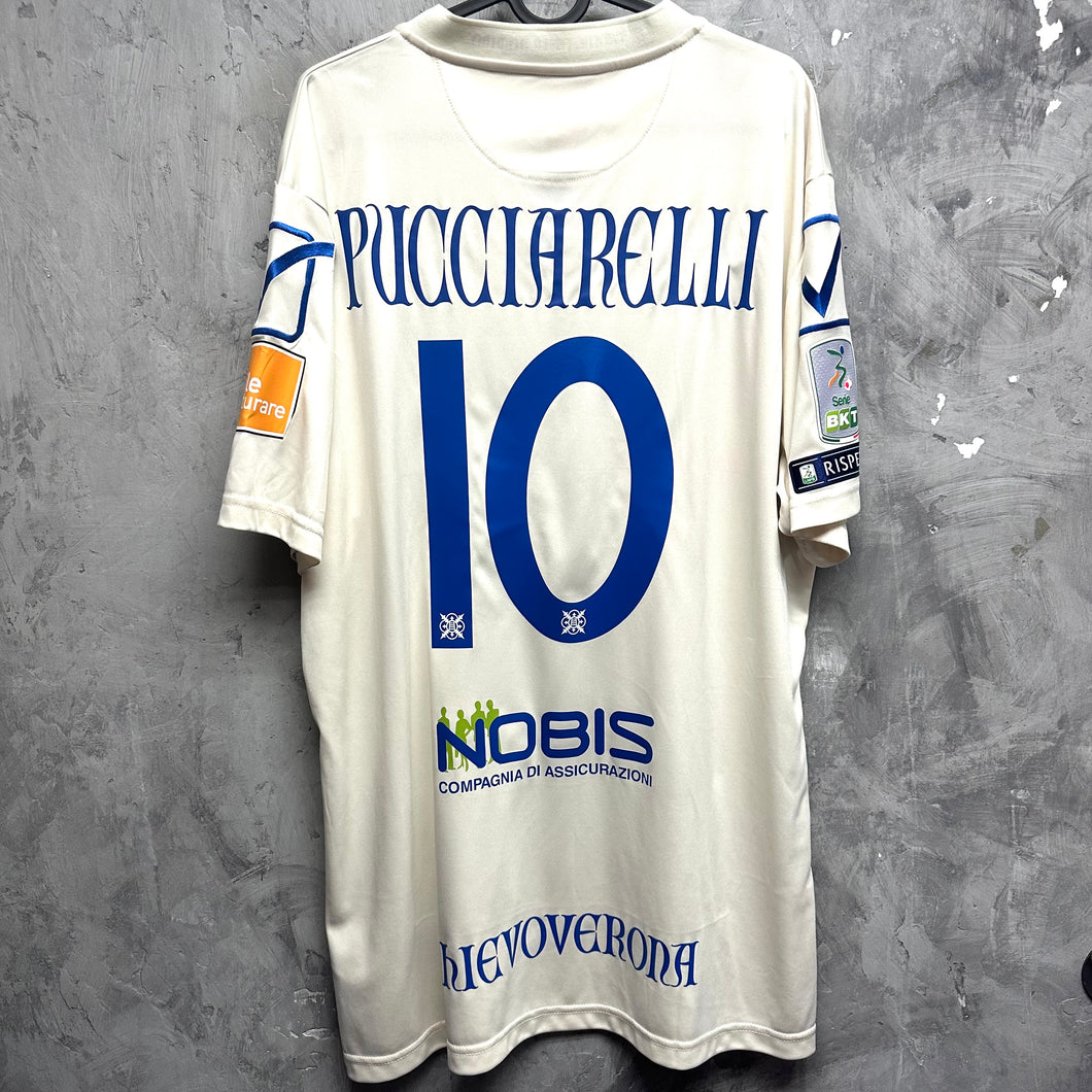 2019-20 基爾禾｜作客｜#10 Pucciarelli｜意乙 Full Set｜95% New｜XL ｜ 2019-20 Chievo Away #10 Pucciarelli Serie B Set ( XL )