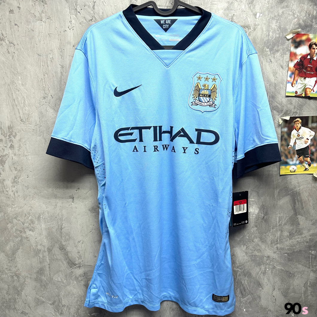 2014-15 曼城｜主場｜球員版｜BNWT｜L｜2014-15 Manchester City Home Authentic ( L )