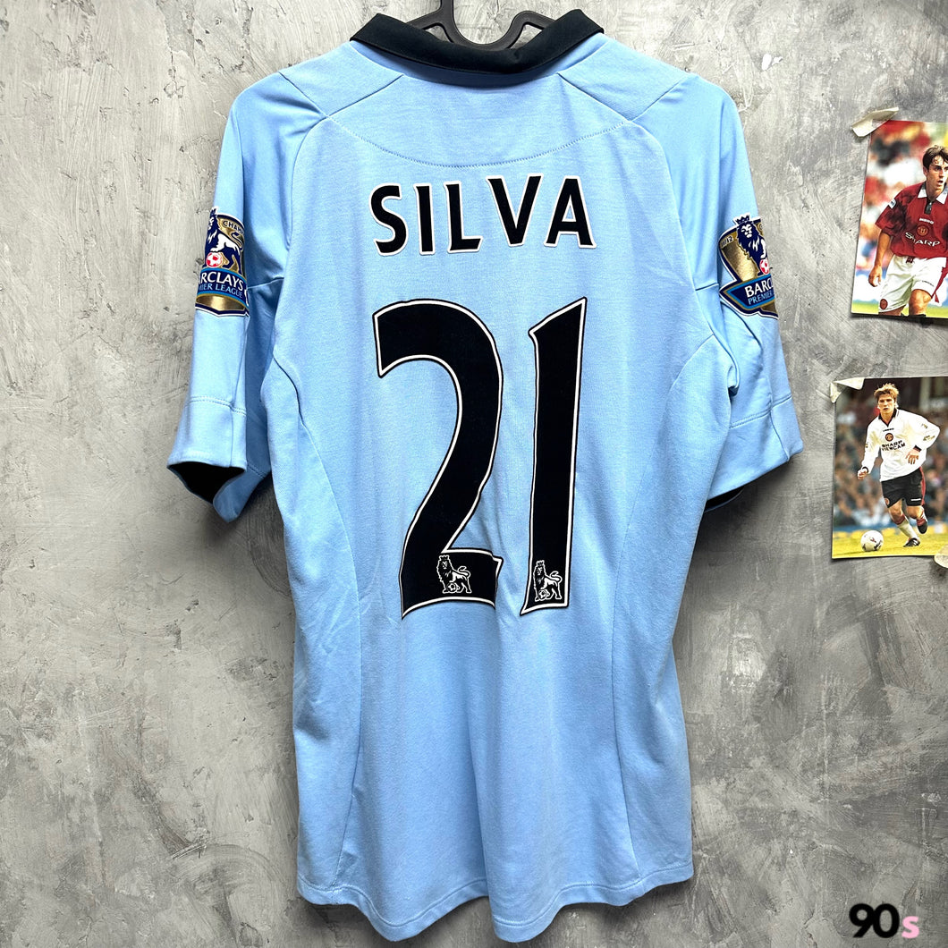 2012-13 曼城｜主場｜#21 大衛施華｜英超 Full Set｜85%New｜S｜2012-13 Manchester City Home #21 Silva EPL Full Set ( S )