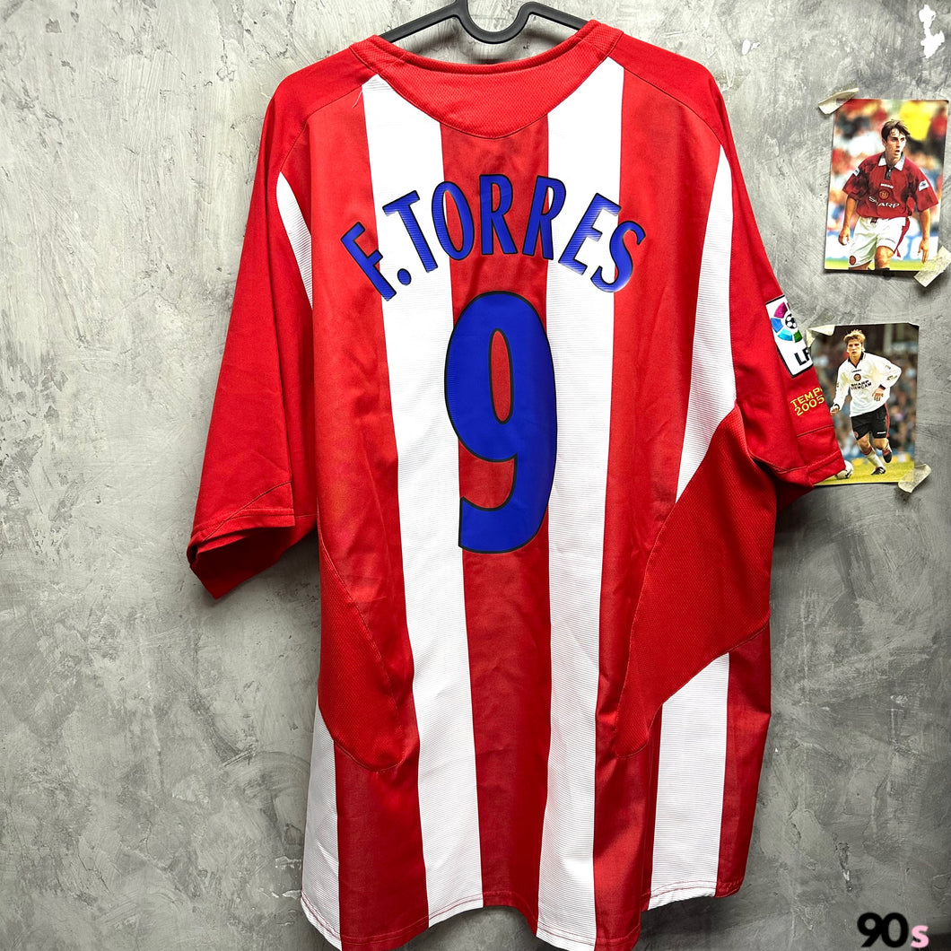 2005-06 馬德里體育會｜主場｜#9 費蘭度托利斯｜90% New｜XL｜2005-06 Atletico Madrid Home #9 Torres ( XL )