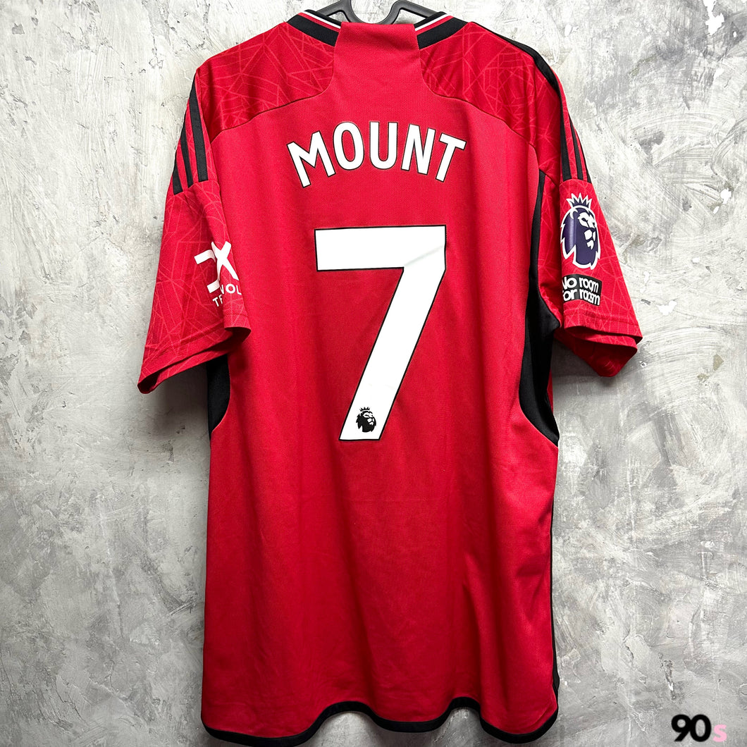 2023-24 曼聯｜主場｜#7 曼治｜英超Full Set｜Asia 3XL｜90% New｜2023-24 Manchester United Home #7 Mount ( Asia 3XL )