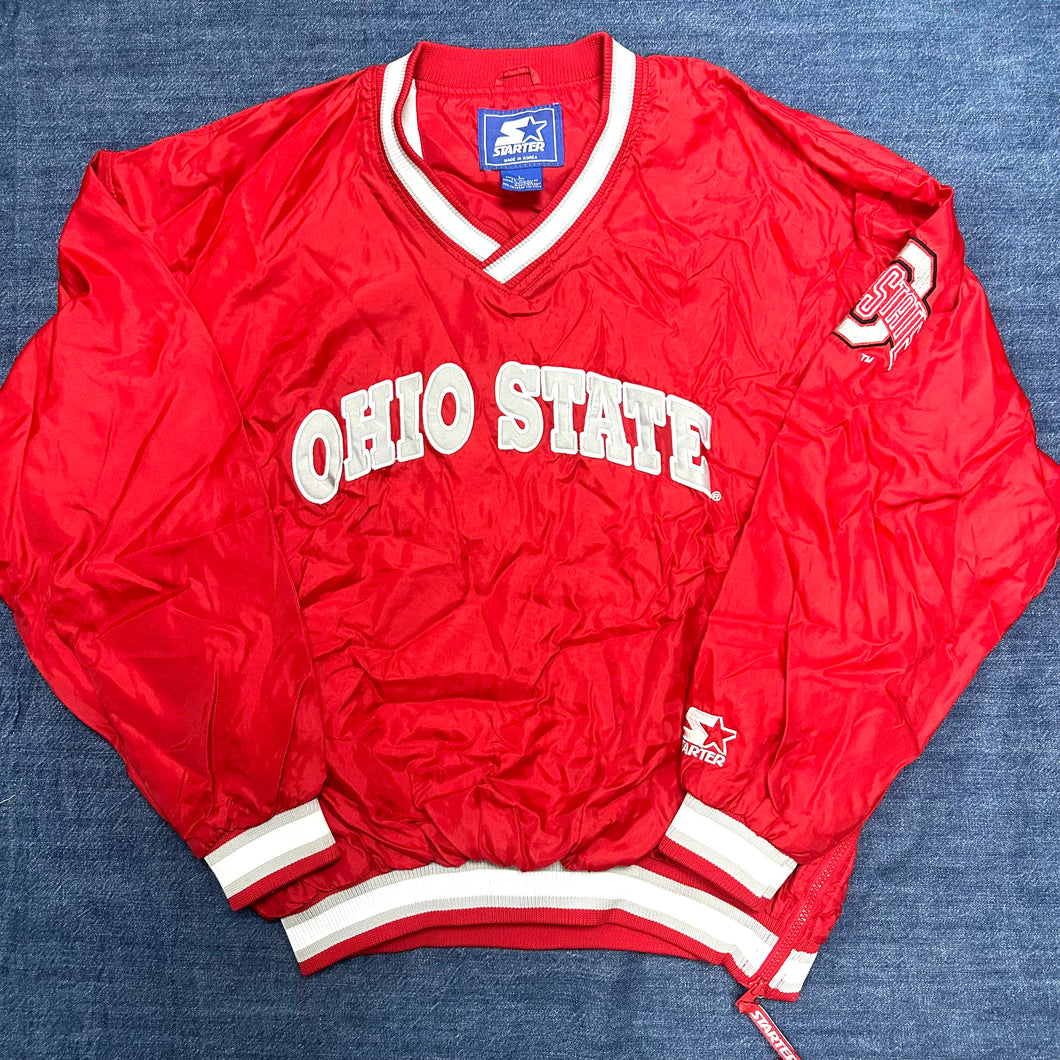 《 Back To The 90s 》古著俄亥俄州 Nylon Sweatshirt｜95% New｜L｜Vintage Ohio State Nylon Sweatshirt ( L )