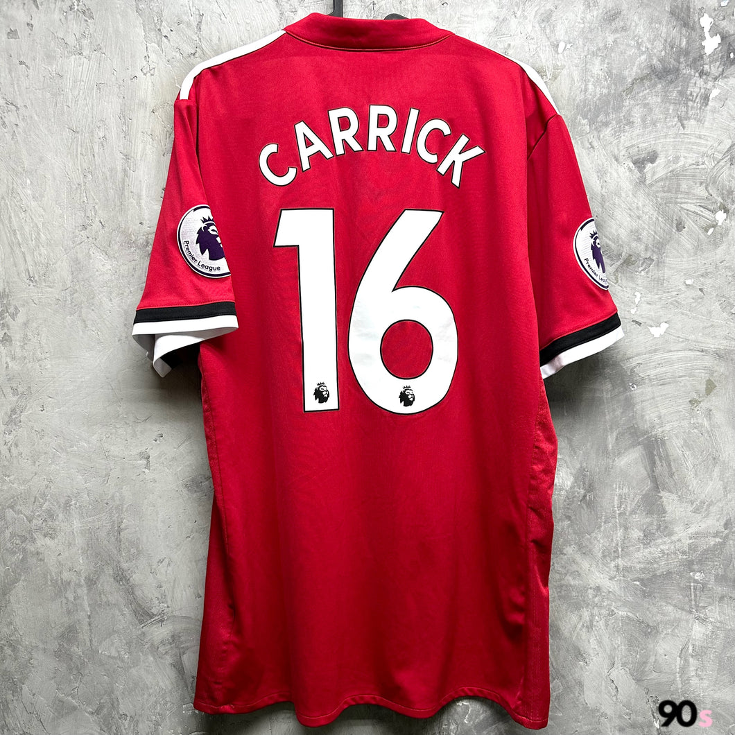 2017-18 曼聯｜主場｜#16 卡域克｜英超 Full Set｜90% New｜L｜2017-18 Manchester United Home #16 Carrick EPL Set ( L )