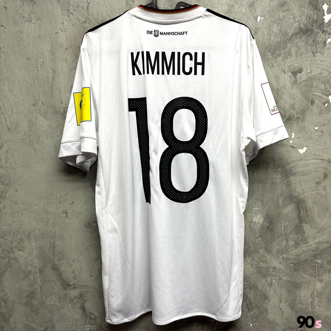 2017 德國｜主場｜#18 甘美治｜洲際盃 Full Set｜90% New｜M｜2017 Germany Home #18 Kimmich Confederations Cup ( M )