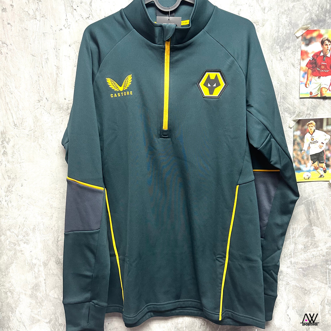 2021-22 狼隊｜1/4 Zip Training Jacket｜BNWT｜M｜2021-22 Wolves 1/4 Zip Training Jacket ( M )