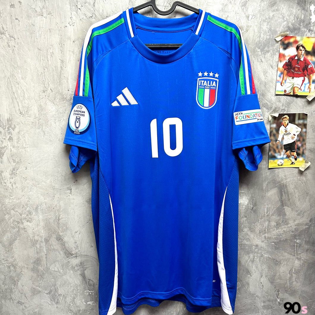 2024 意大利｜主場｜連原裝印字 + 2024 歐國盃  Full Set｜BNWT｜2024 Italy Home with Printing & EURO 2024 Set ( Multiple Sizes )