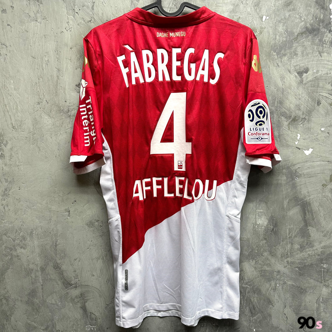 2019-20 摩納哥｜主場｜球員版｜#4 法比加斯｜法甲 Full Set｜95% New｜L｜2019-20 AS Monaco #4 Fabregas Ligue 1 Set Authentic ( L )