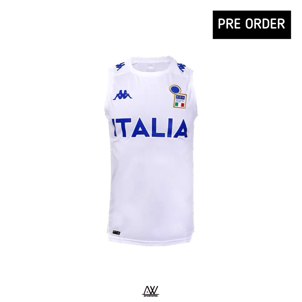 《原裝復刻》 2000 意大利｜x Kappa 原裝復刻背心｜白色｜BNWT｜2000 Italy x Kappa Official Retro Training Vest White ( Multiple Sizes )