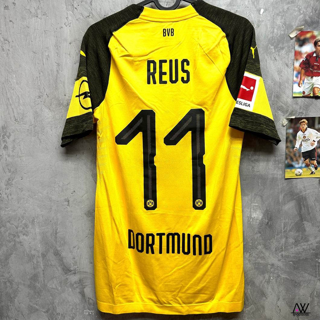 2018-19 多蒙特｜主場｜球員版｜德甲 Full Set｜#11 萊斯｜95% New｜M｜2018-19 Dortmund Home Authentic #11 Reus Bundesliga Set ( M )