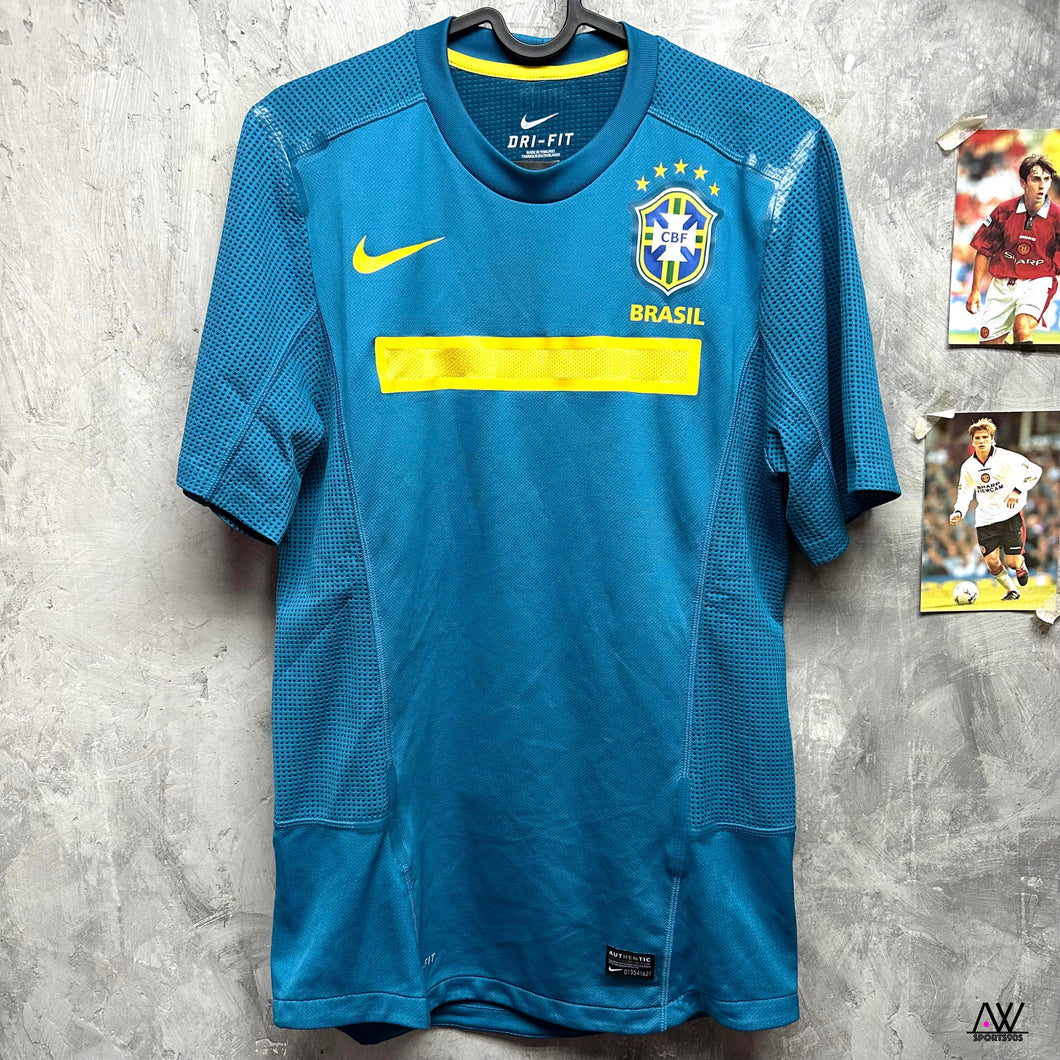 2011-12 巴西｜作客｜球員版｜BNWT｜M｜2011-12 Brazil Away Player ( M )