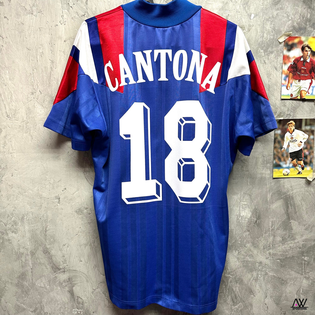 1992-93 法國｜主場｜#18 簡東拿｜90% New｜S｜1992-93 France Home #18 Cantona ( S )