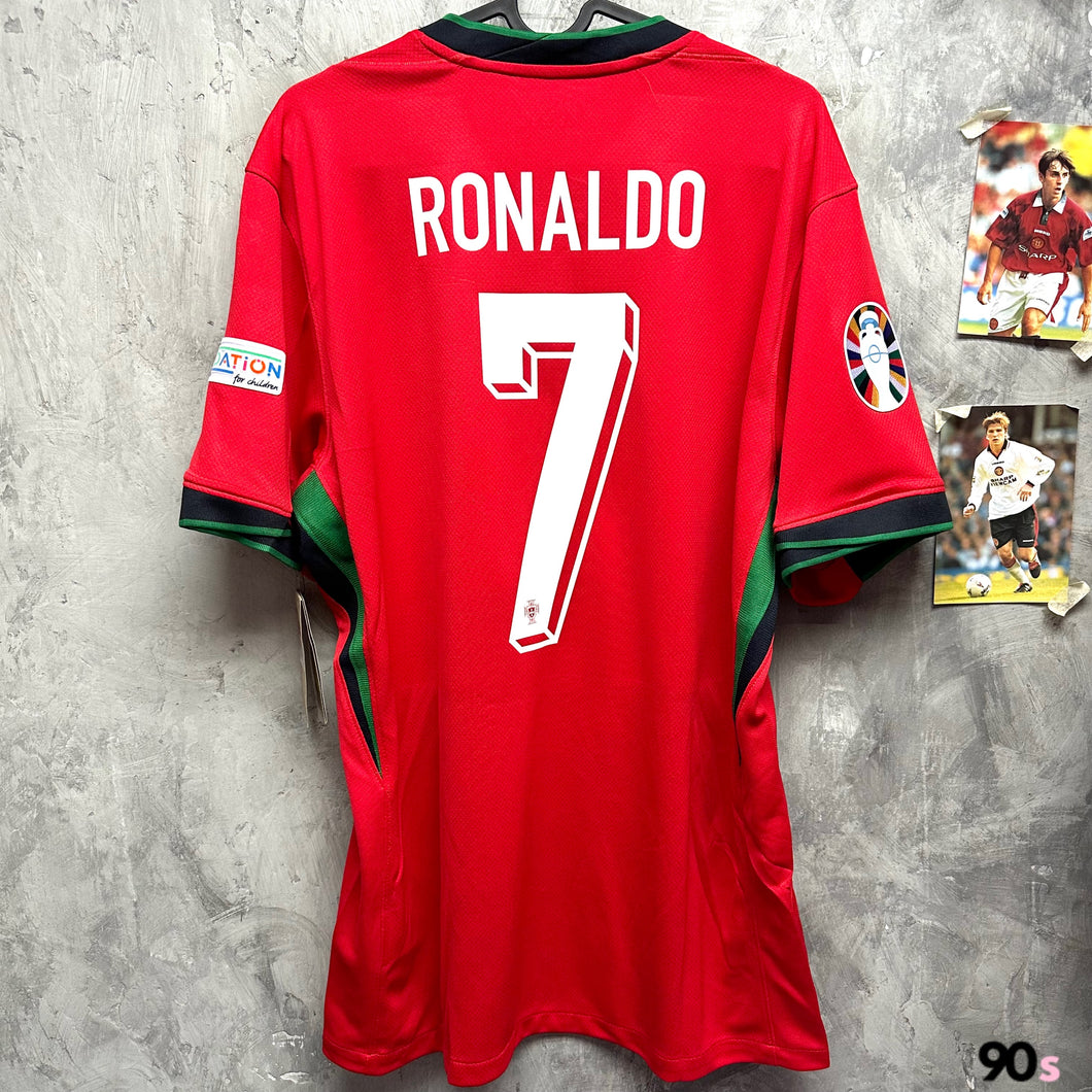 2024 葡萄牙｜主場｜連原裝印字 + 2024 歐國盃  Full Set｜BNWT｜2024 Portugal Home with Printing & EURO 2024 Set ( Multiple Sizes )