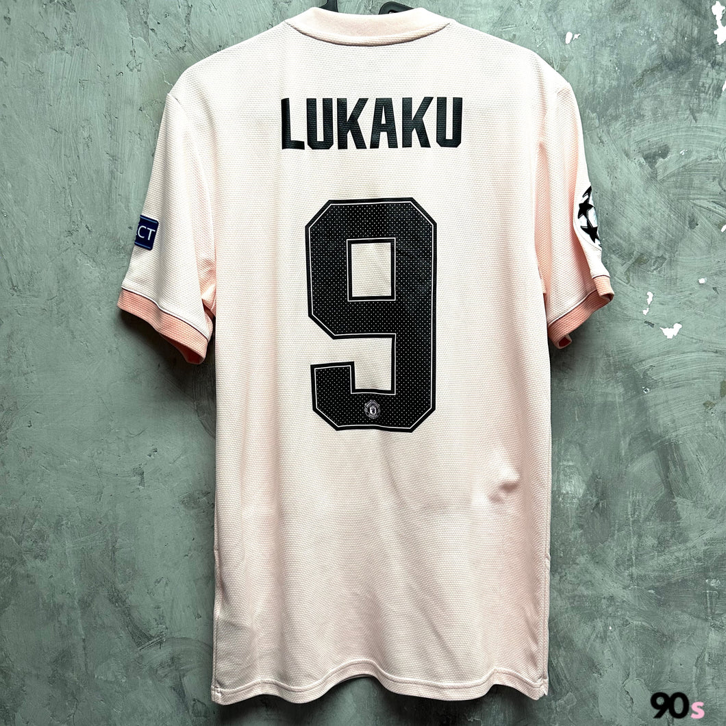 2018-19 曼聯｜第二作客｜#9 盧卡古｜歐聯Full Set ｜90% New ｜S｜2018-19 Manchester United Third #9 Lukaku UCL Set ( S )