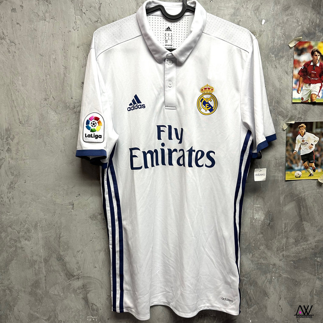 2016-17 皇家馬德里｜主場｜球員版｜BNWT｜M｜2016-17 Real Madrid Home Authentic ( M )