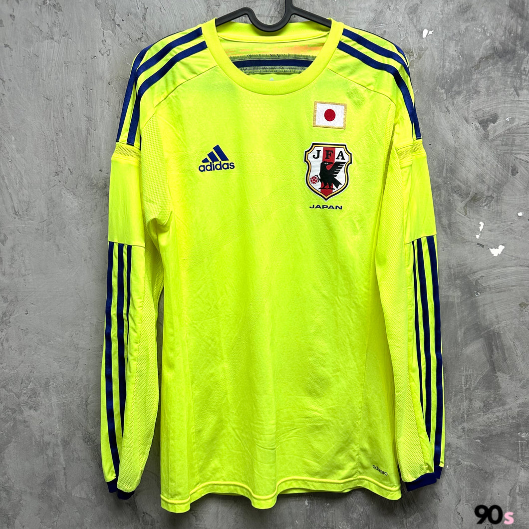 2014-15 日本｜作客長袖｜球員版｜90% New｜JP M｜2014-15 Japan Away L/S Authentic ( JP M )