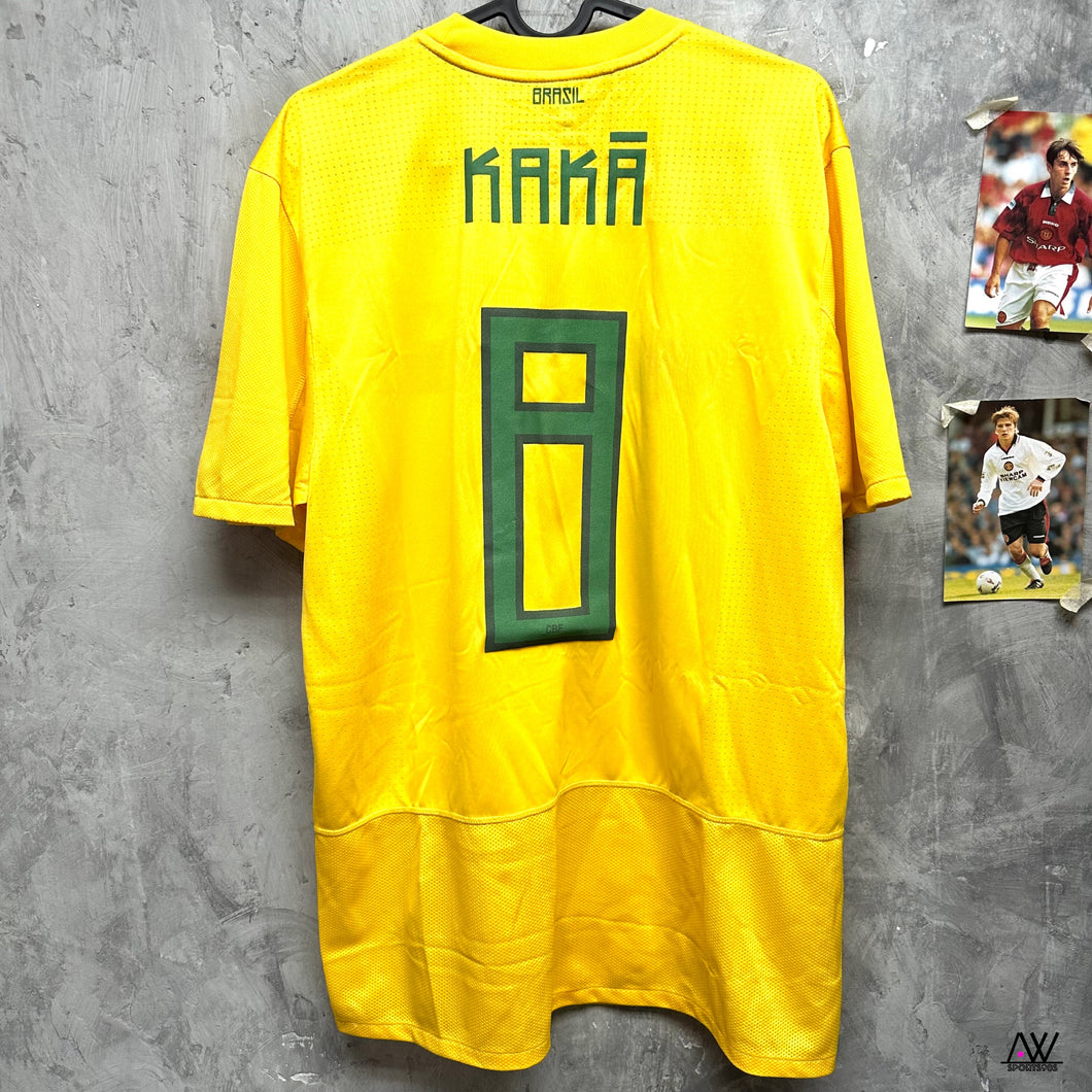 2011-12 巴西｜主場｜#8 卡卡｜95% New｜M｜2011-12 Brazil Home #8 Kaka ( M )