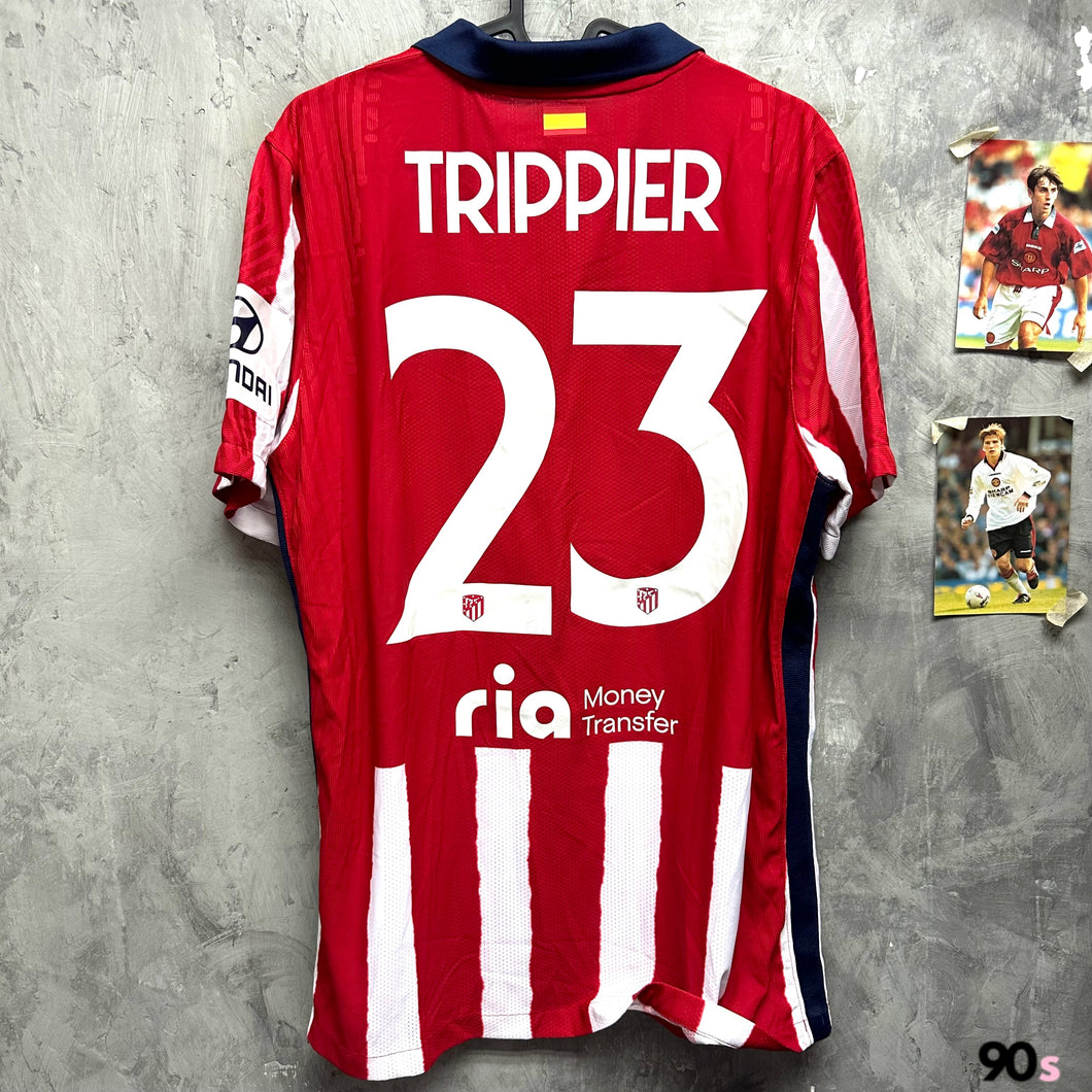 2020-21 馬德里體育會｜主場｜球員版｜#23 查比亞｜90% New｜L｜2019-20 Atletico Madrid Home Authentic #23 Trippier ( L )